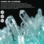 Discovery Mindblown Crystal Growing Kit 12-Piece – STEM Science Experiment Set for Kids
