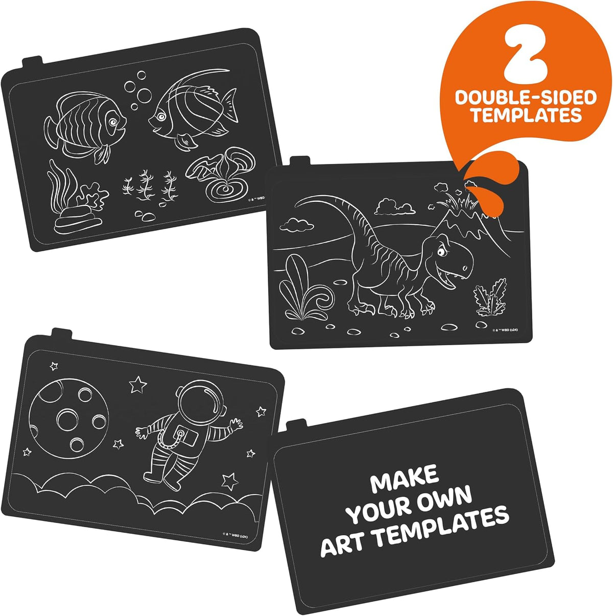 Discovery Light Designer Board 6 in 1 LED Drawing Art Kit with 3D Glasses