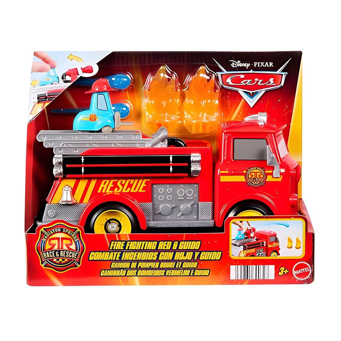 Disney Pixar Cars Red & Guido Fire Fighting Playset