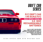 Funsterz Drift Series Remote Control Drift Car 1:16 Scale 30km/h with LED Lights