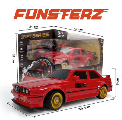 سيارة التحكم عن بعد Funsterz Drift Series 1:16 بسرعة 30 كم/ساعة مع أضواء LED