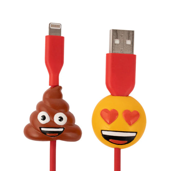 Emoji K-Blings Cable Protectors 5 Pack – Emoji Cable Accessories for Chargers and Headphones