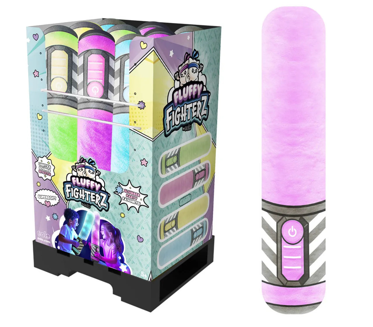Fluffy Fighterz Lightsaber-Pink 8411936734679