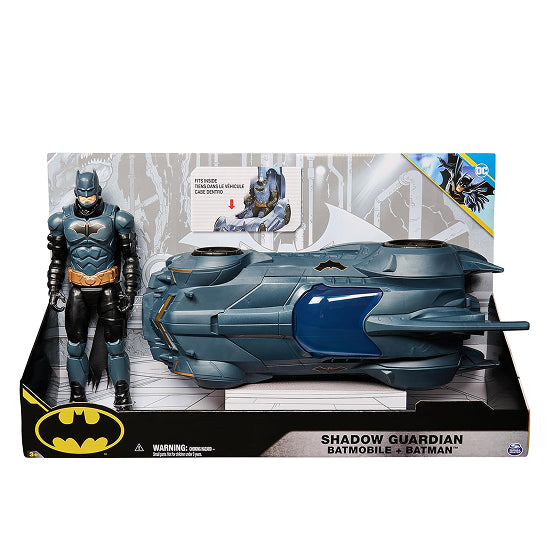 DC Batman Shadow Guardian Batmobile with 12-Inch Batman Figure