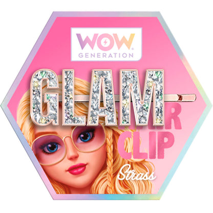 WOW Generation Glitter Hair Pins with Message Assorted