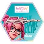WOW Generation Glitter Hair Pins with Message Assorted