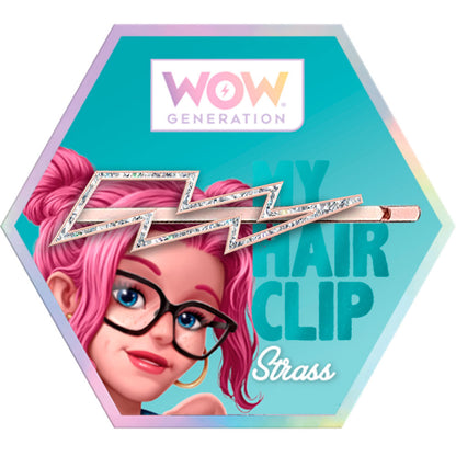 WOW Generation Glitter Hair Pins with Message Assorted