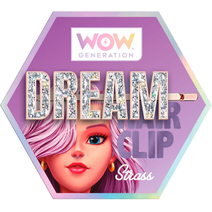 WOW Generation Glitter Hair Pins with Message Assorted