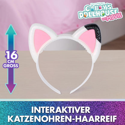 Gabby's Dollhouse Movie Musical Ears Interactive Light & Sound Headband