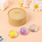 Glitter Crystal Steamed Bun Squishy – Mystery Diamond Edition TPR Jelly Dumpling Set