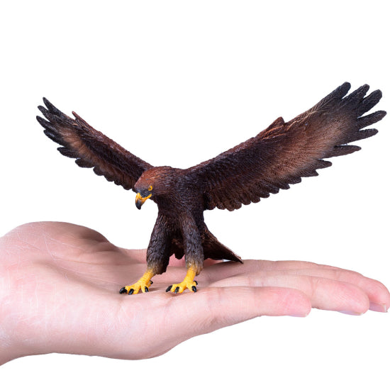MOJO Wildlife Golden Eagle Figure – Hand-Painted Bird of Prey Model 14.25cm