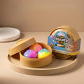 Gradient Color Steamed Bun Squishy Toy – Pastel Rainbow Sensory Fidget Squishy