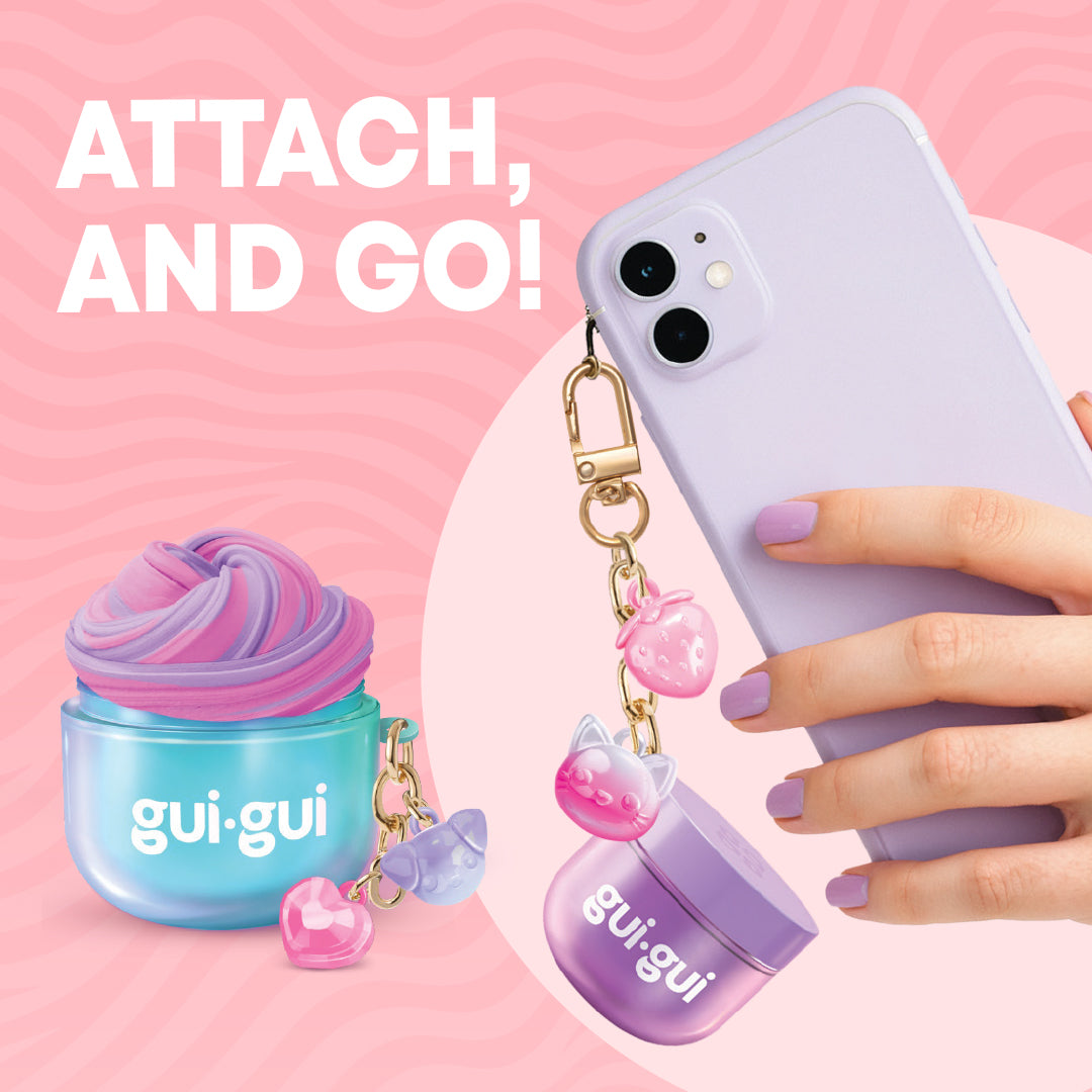 Gui Gui Slime Mini Pack – Stretchy Slime with Glitter & Charms or Kids 6+