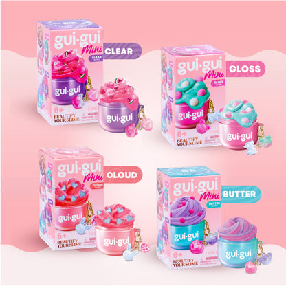 Gui Gui Slime Mini Pack – Stretchy Slime with Glitter & Charms or Kids 6+