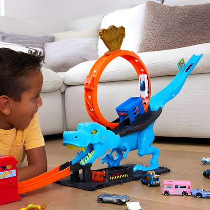 Hot Wheels City Trex Chomp Down vehicle track set