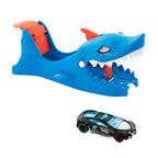 Hot Wheels City Nemesis Launchers Shark & T-Rex Track Set