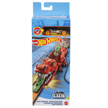 Hot Wheels City Nemesis Launchers Shark & T-Rex Track Set