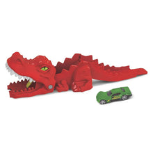 Hot Wheels City Nemesis Launchers Shark & T-Rex Track Set