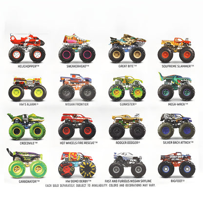 Hot Wheels Monster Trucks 1:64 Scale Vehicle - Assorted