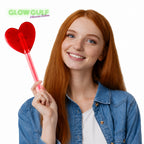 Glow Heart Wand Light-Up Party Accessory for Valentine's Day & Celebrations