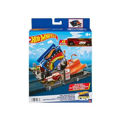 Hot Wheels City Fuel Station Shift Playset
