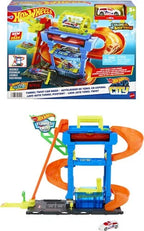 Hot Wheels City Tunnel Twist Car Wash Color Shifters Playset