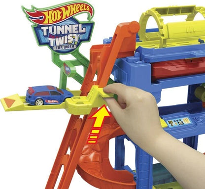 Hot Wheels City Tunnel Twist Car Wash Color Shifters Playset