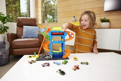 Hot Wheels City Tunnel Twist Car Wash Color Shifters Playset