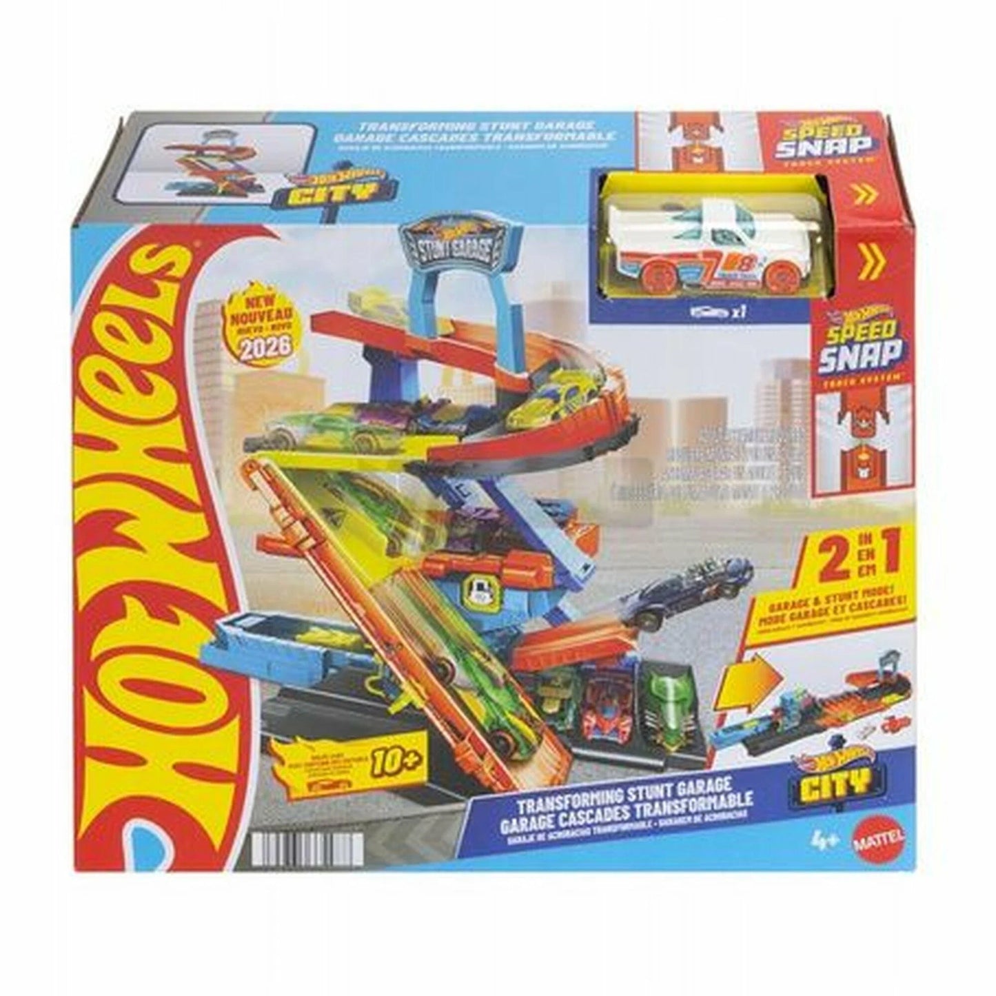 Hot Wheels City Transforming Stunt Garage Playset