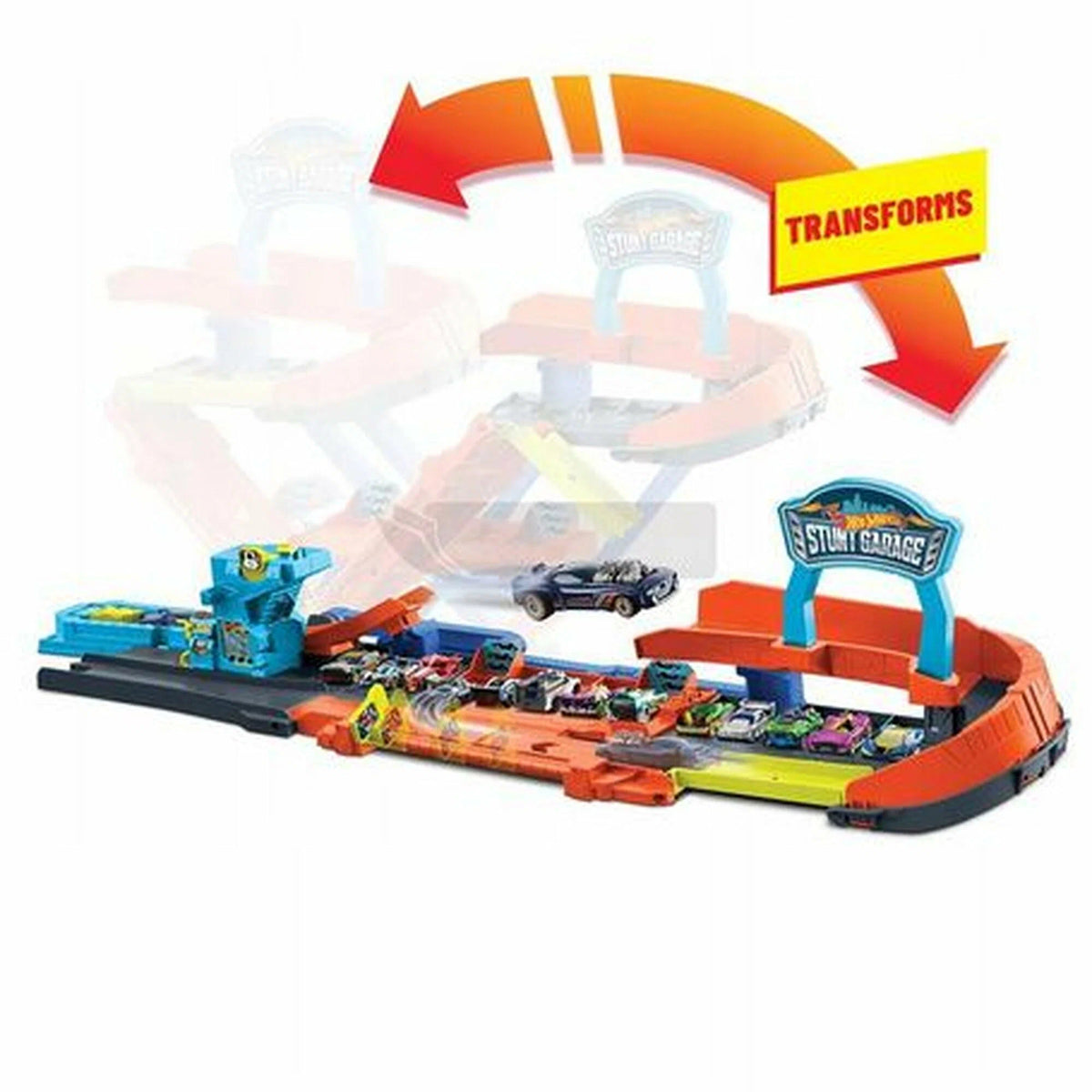 Hot Wheels City Transforming Stunt Garage Playset