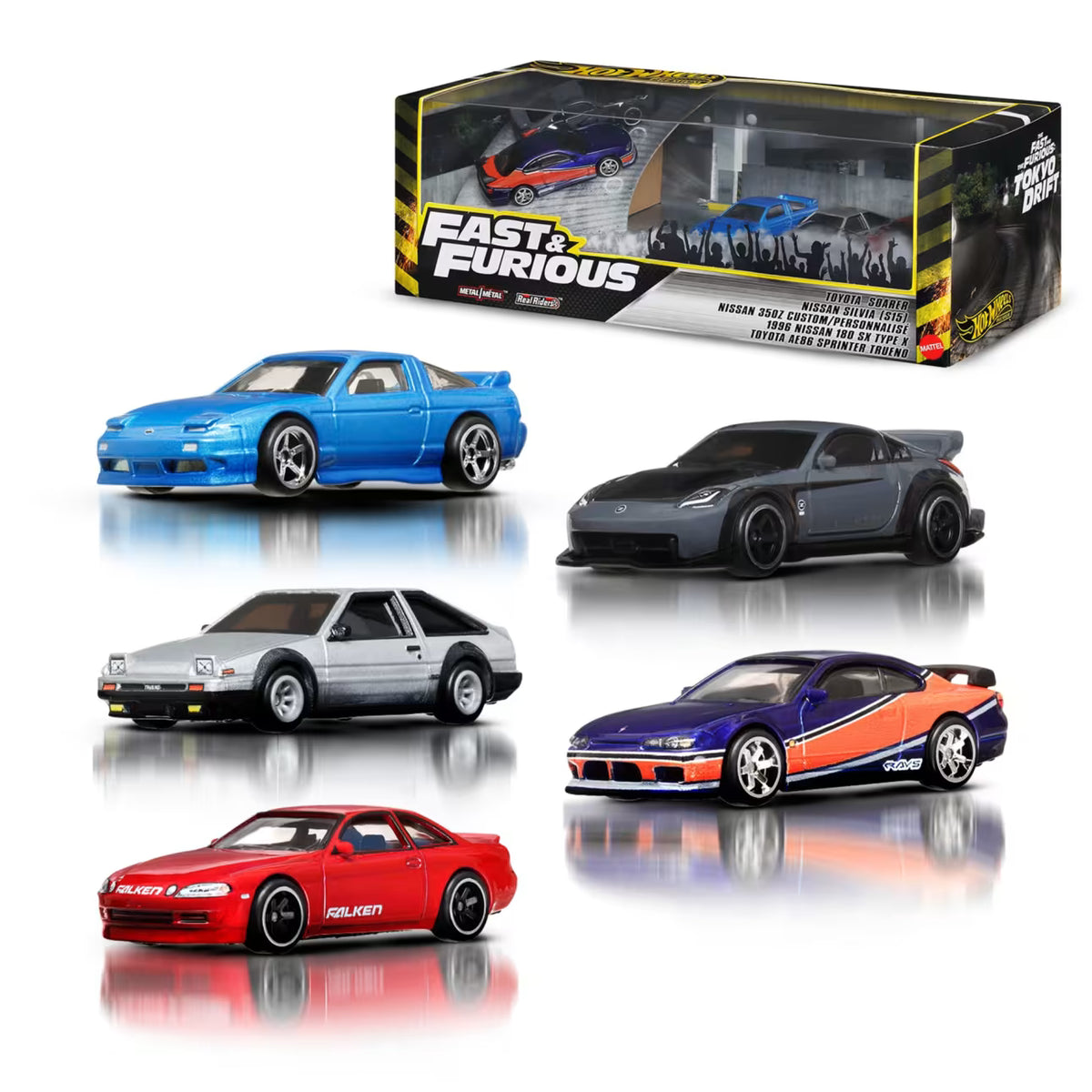 Hot Wheels Premium Fast & Furious Tokyo Drift Bundle 5-Pack