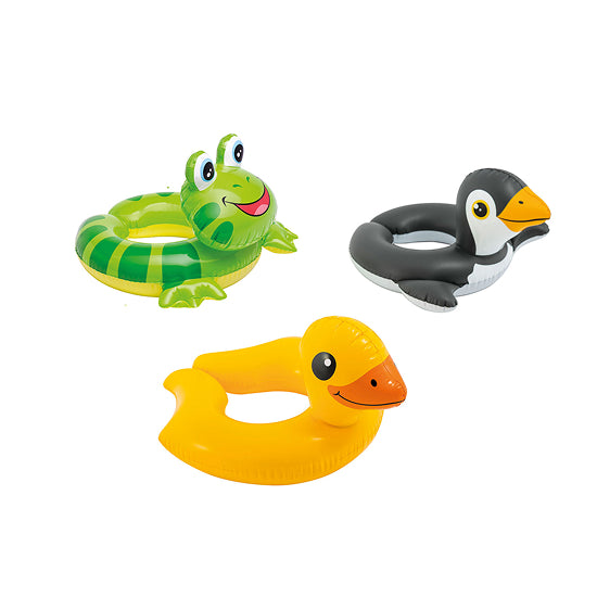 Intex Animal Split Rings Inflatable Swim Ring for Kids