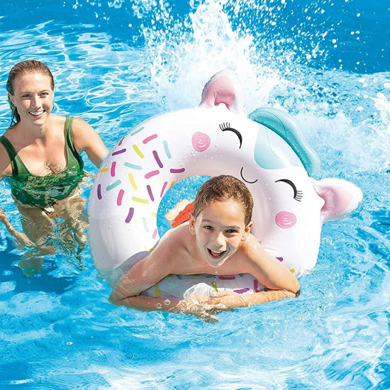 Intex Cute Animal Swim Tube – Inflatable Pool Ring Assorted Animal Designs