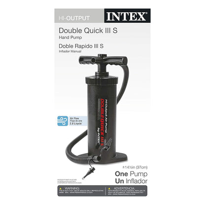 Intex Double Quick III S Hand Pump 14.5" Manual Air Pump