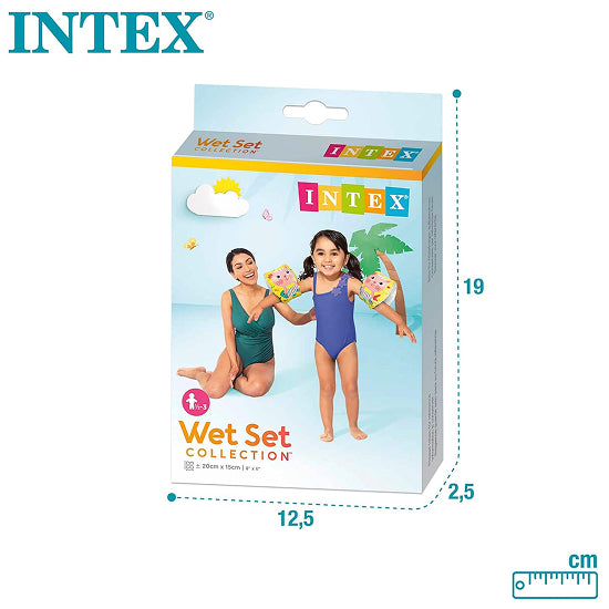 Intex Happy Kitten Armbands – Inflatable Swim Armbands for Babies 0–2 Years