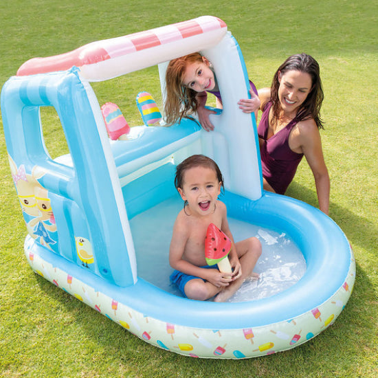 Intex Ice Cream Stand Play House – Inflatable Play Center for Kids Ages 2–6