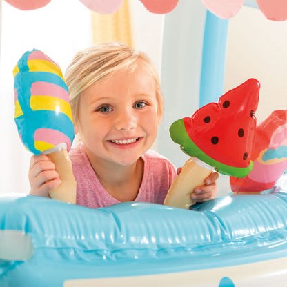 Intex Ice Cream Stand Play House – Inflatable Play Center for Kids Ages 2–6