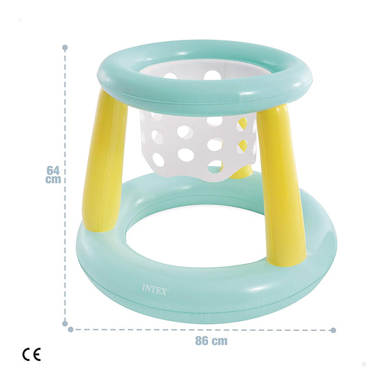 Intex Mega Floating Hoop – Inflatable Pool Basketball Game with Ball