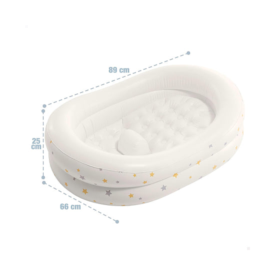 Intex Starry Baby Bath – Inflatable Baby Bathtub with Supportive Riser
