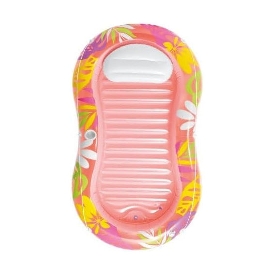 Intex Tropical Oasis Lounger Inflatable Pool Float with Cup Holder