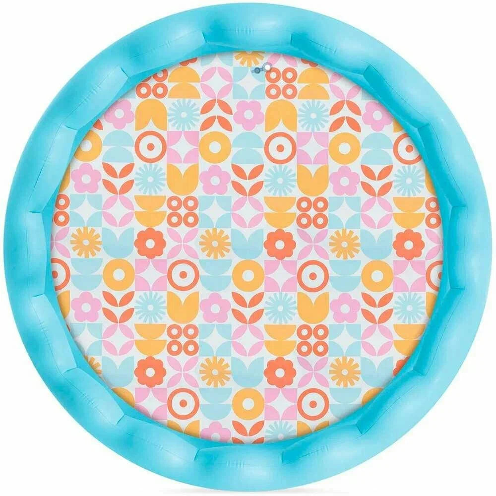 Intex Wavy Edge Inflatable Family Pool for Kids & Adults