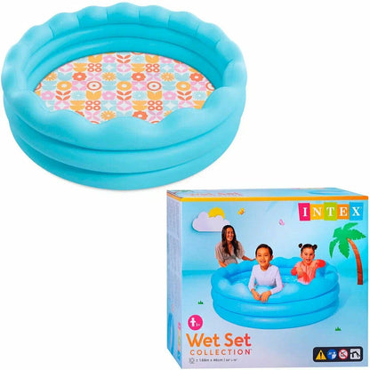 Intex Wavy Edge Inflatable Family Pool for Kids & Adults