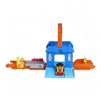 Hot Wheels City Portable Playset with Car | Speedy Snack Stop & Auto Shop