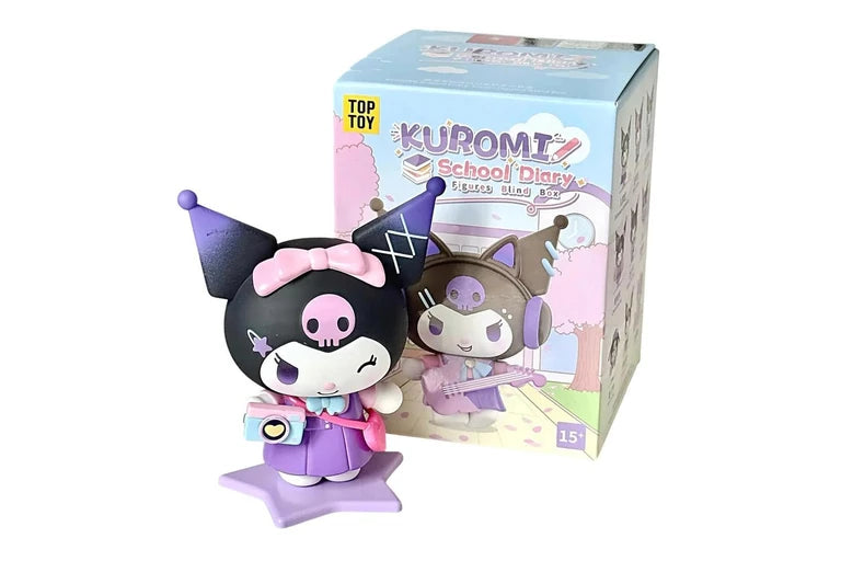 Kuromi School Diary Series Blind Box Figure by TOPTOY