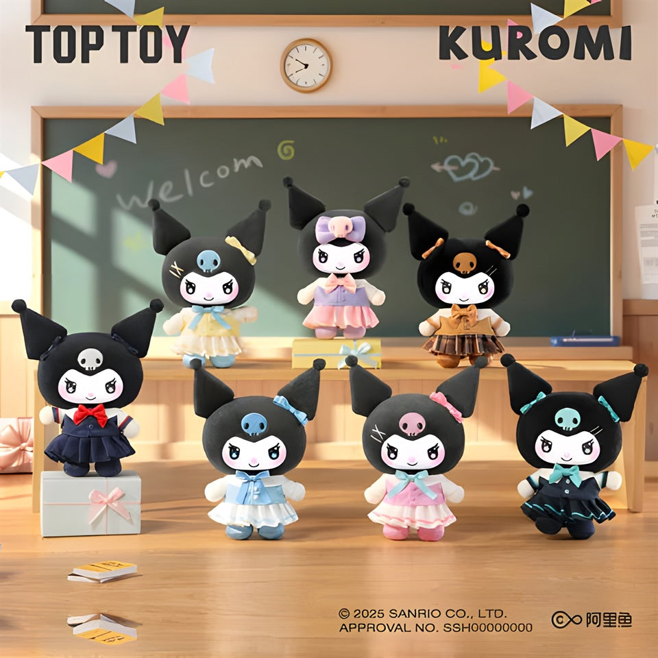 Kuromi School Life Series Plush Pendant Blind Box by TOPTOY