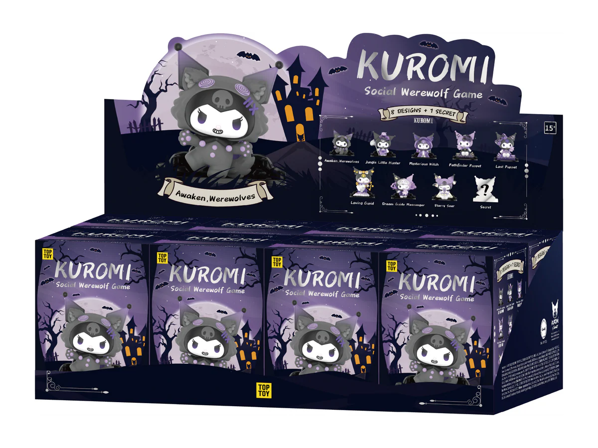 Kuromi Social Werewolf Game Blind Box Figure by TOPTOY