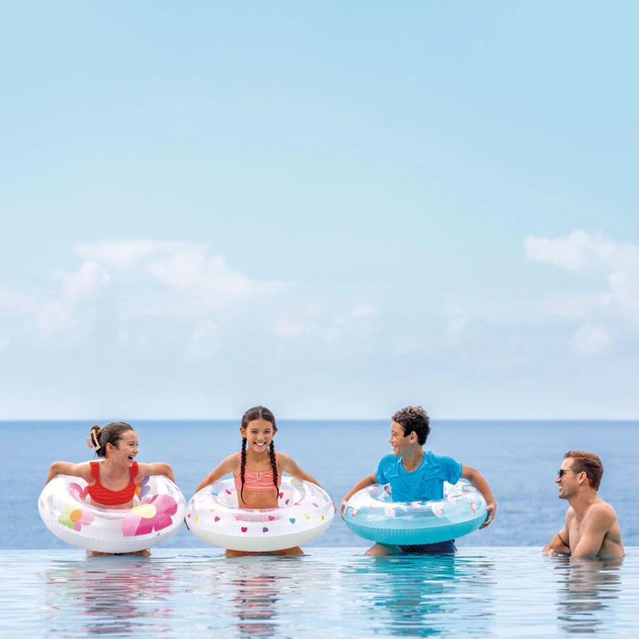 Intex Lively Print Swim Ring Assorted 61cm