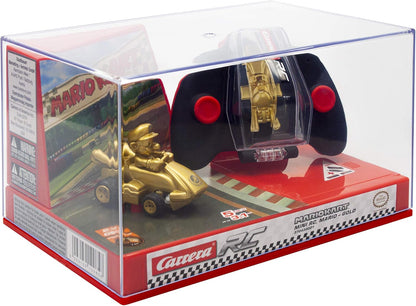 Mario Kart Mini RC Gold Mario Collectible Racing Car