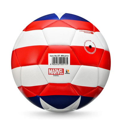 Marvel Captain America Stripes Football Size 5 Soccer Ball