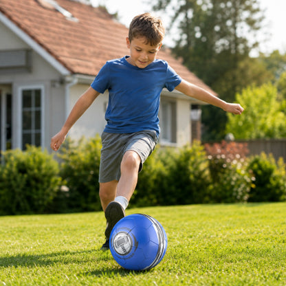 Marvel Thor Blue Football – Durable Soccer Ball for Kids and Teens
